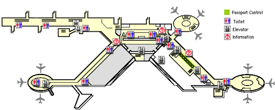 Terminal 1 Passport Control (Departures)